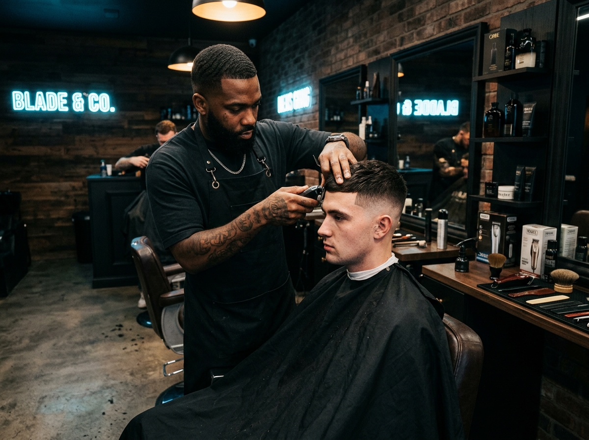 Signature Haircut Flat Fifty Emo Army